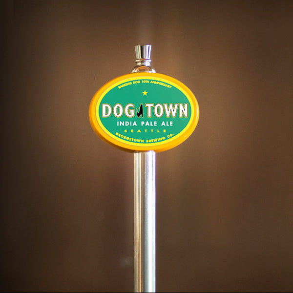 Dog Town India Pale Ale tap handle